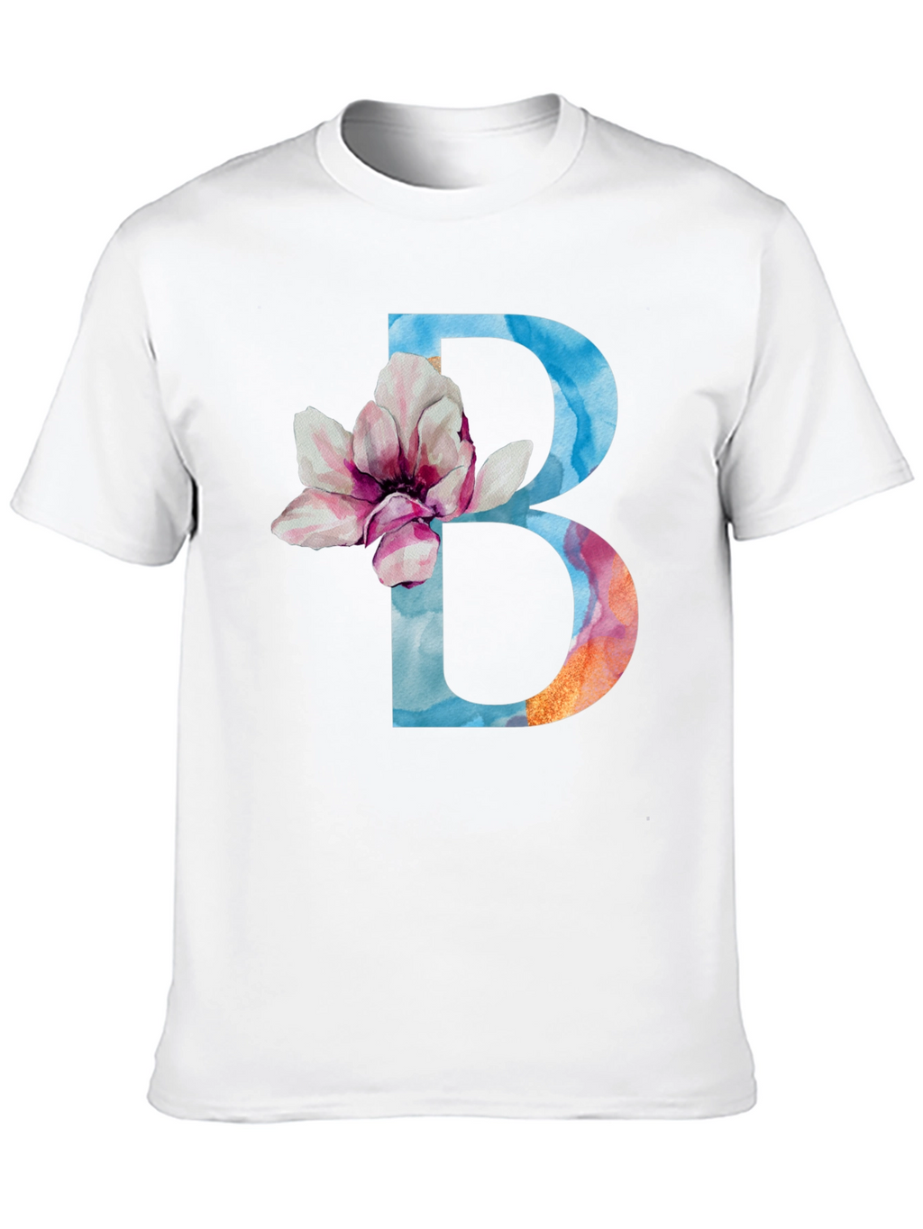 Floral Letter B T-Shirt