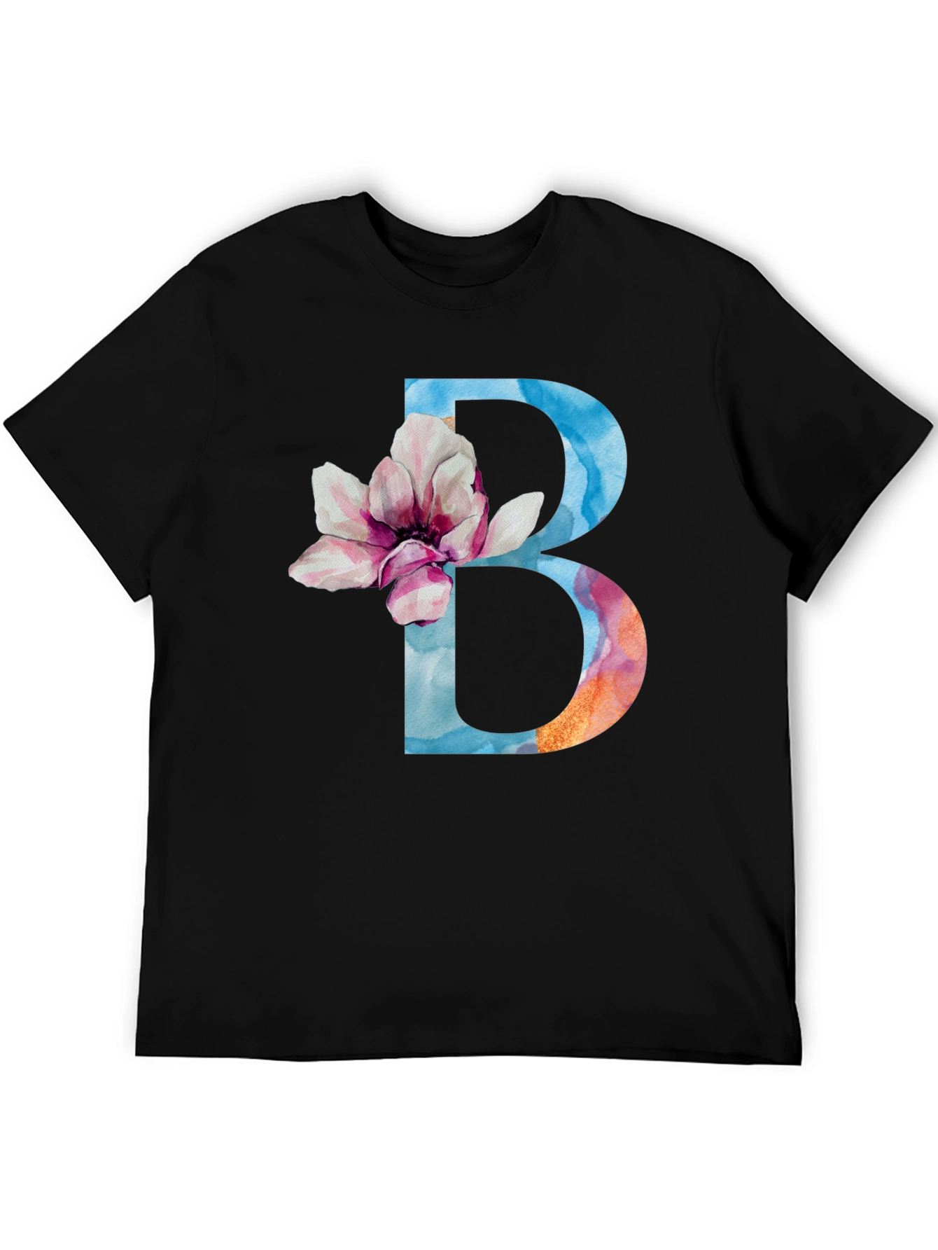 Floral Letter B T-Shirt