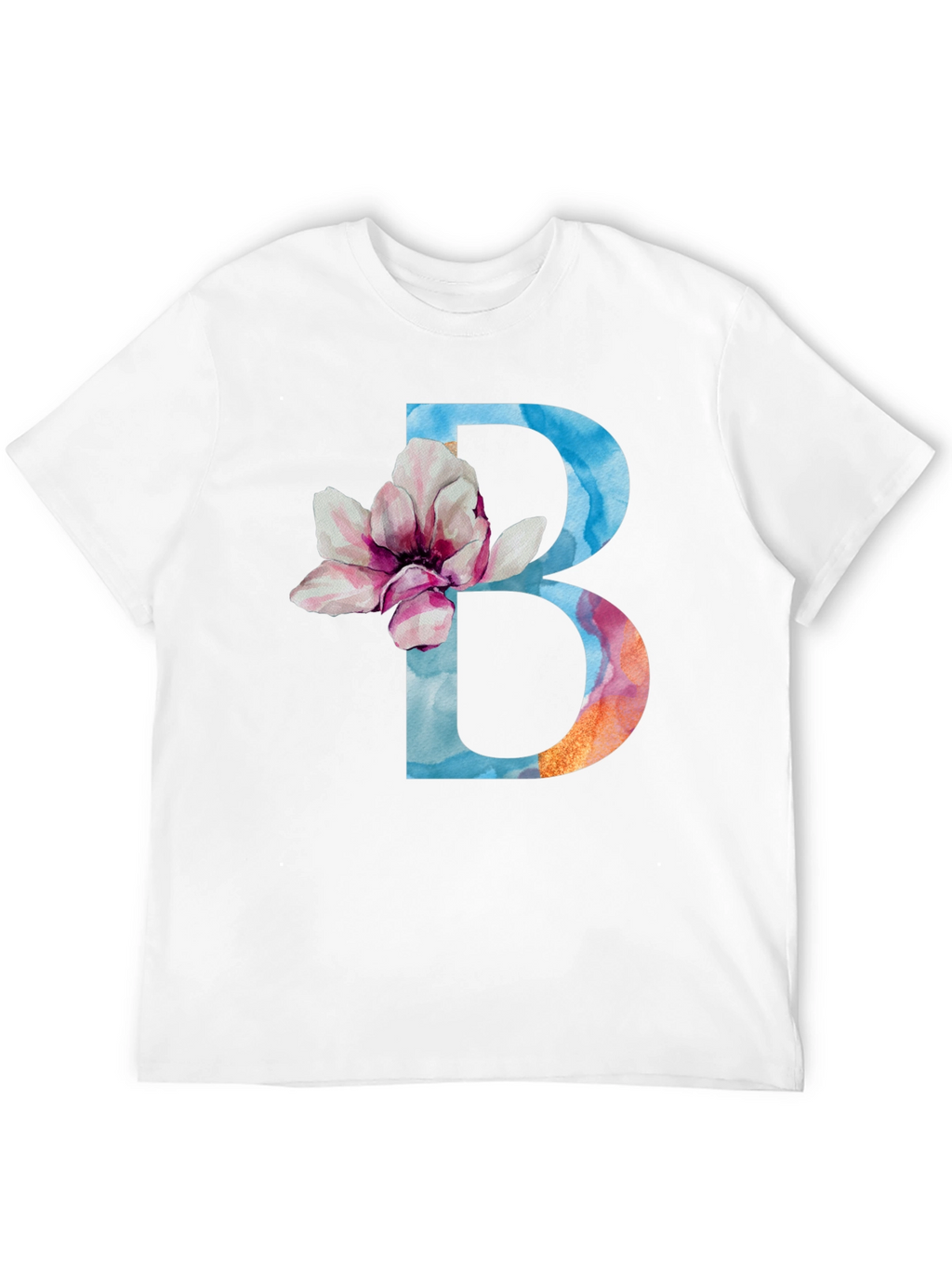 Floral Letter B T-Shirt