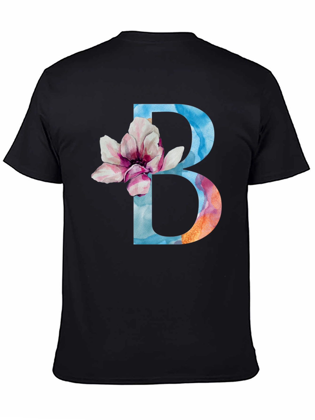 Floral Letter B T-Shirt