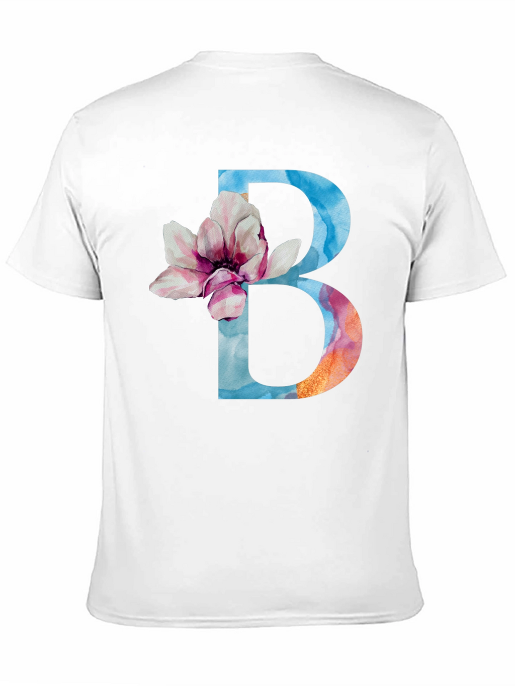 Floral Letter B T-Shirt