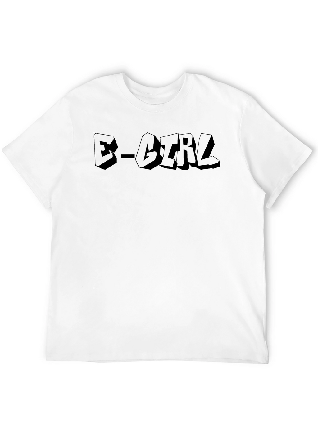 E-Girl Black Graphic T-Shirt - Trendy Streetwear