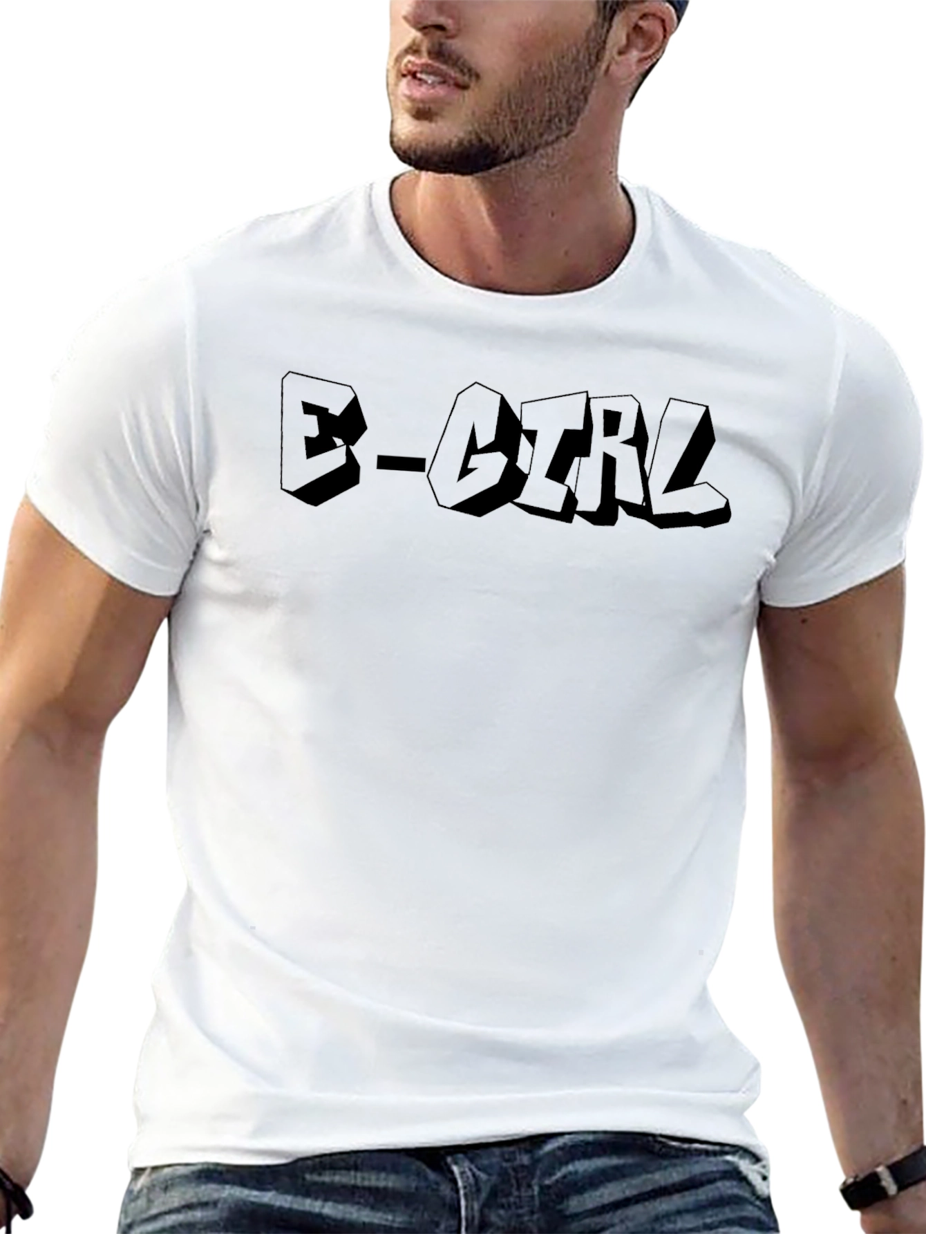 E-Girl Black Graphic T-Shirt - Trendy Streetwear