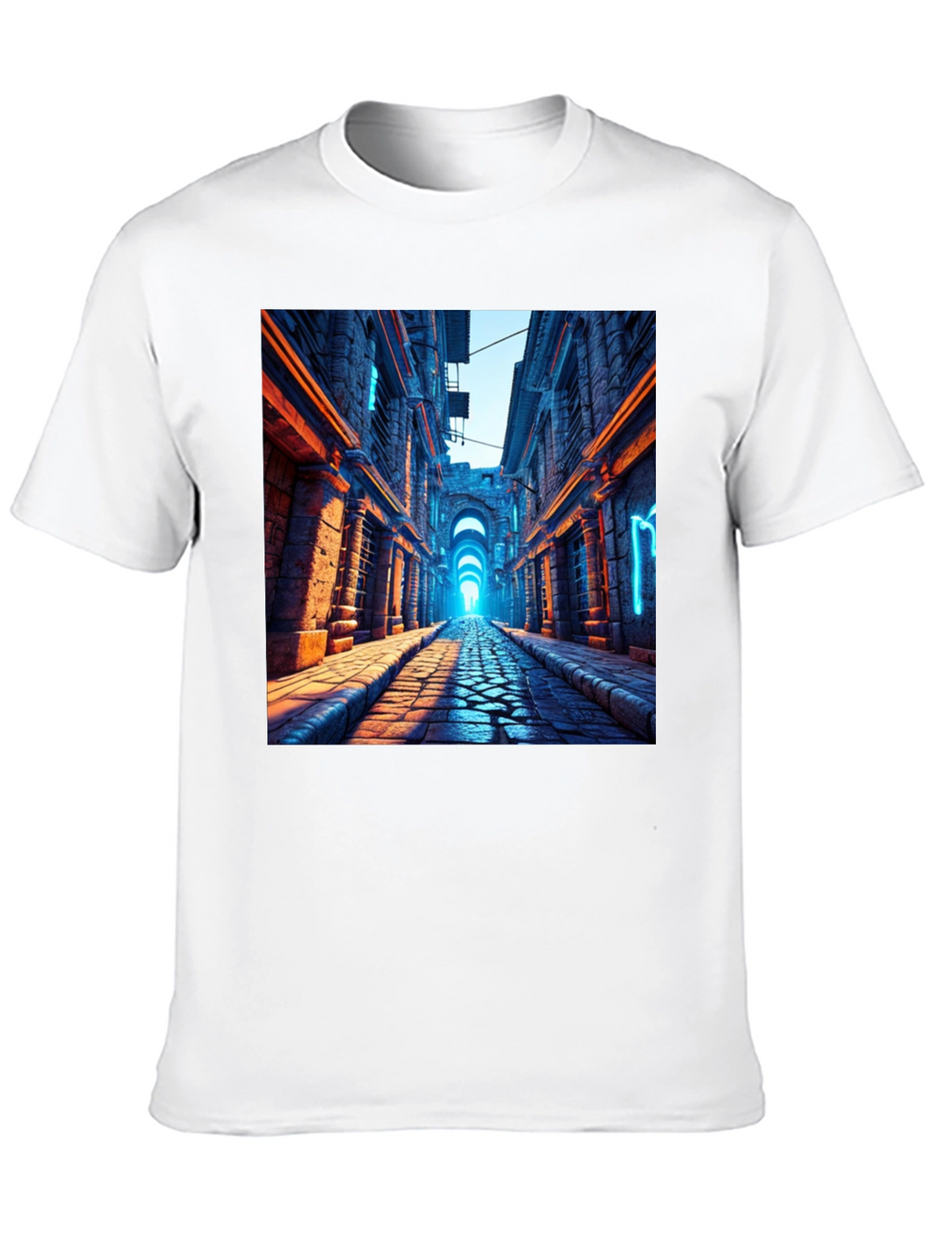 Neon Alleyway Graphic Tee