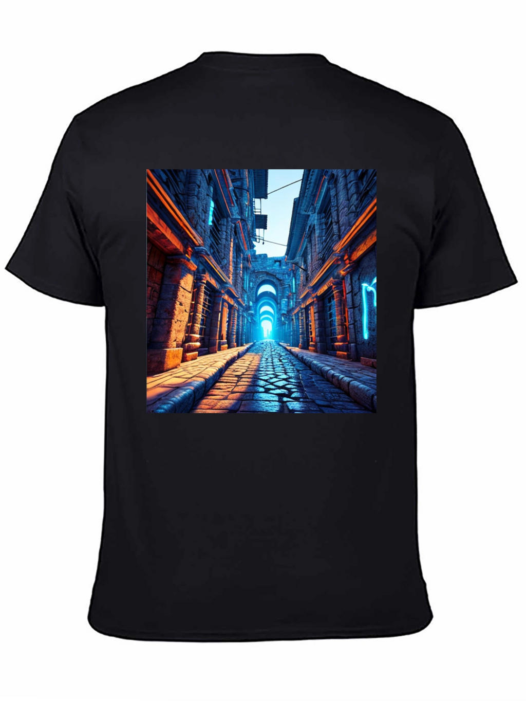 Neon Alleyway Graphic Tee