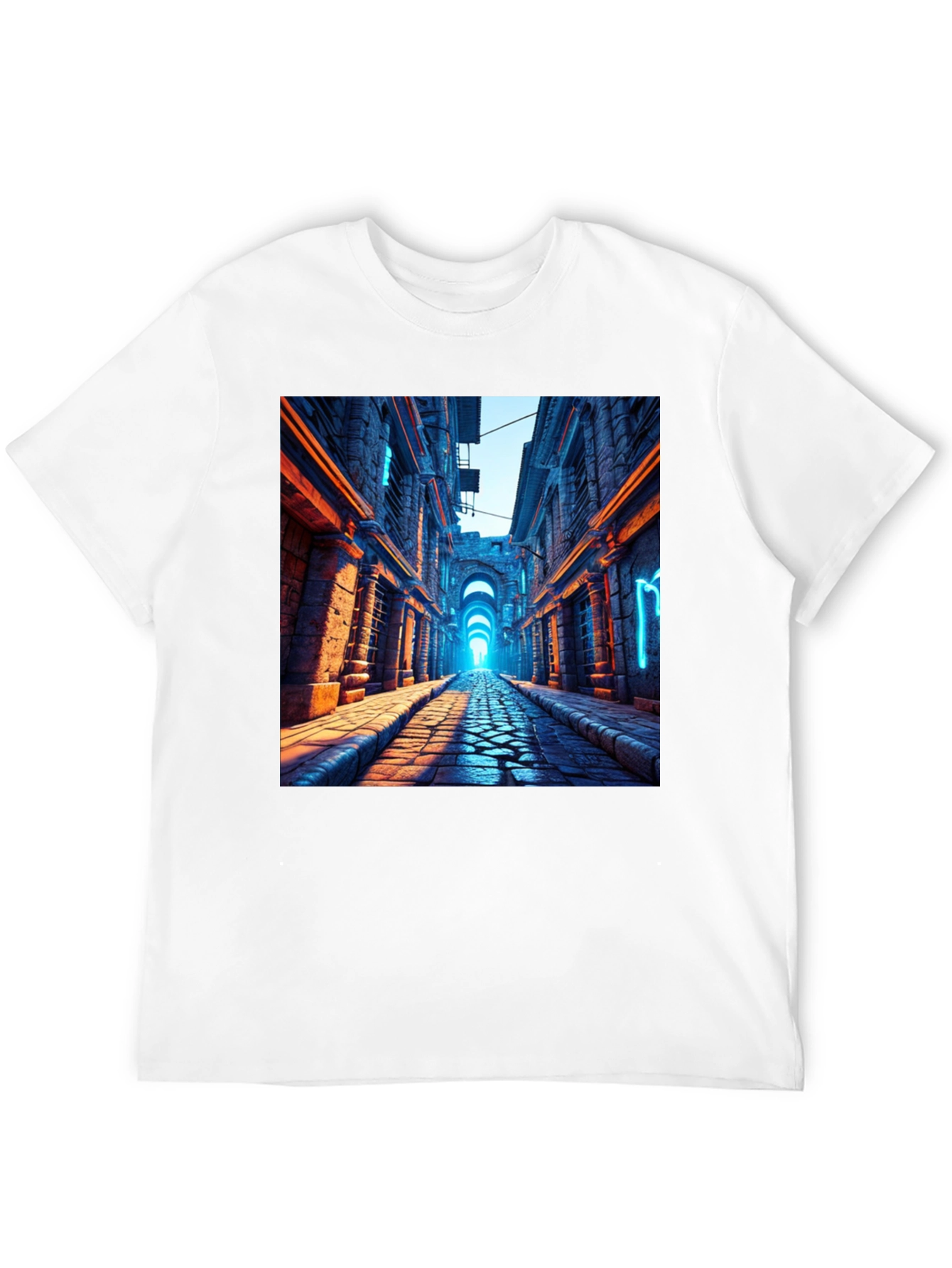 Neon Alleyway Graphic Tee