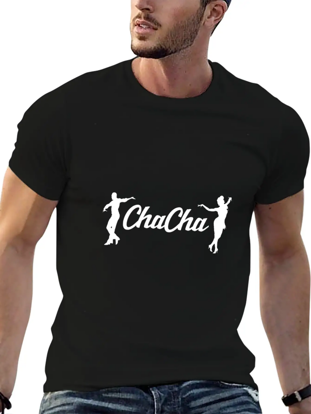 Chacha Dance Latin Dancer Dancing Gift Unisex Short Sleeve Soft Cotton T-Shirt – Casual Everyday Wear
