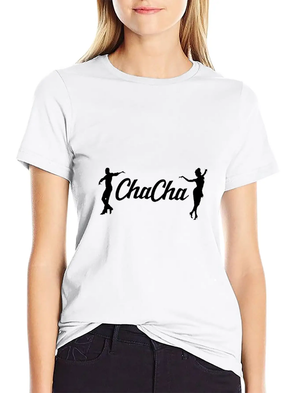 Chacha Dance Latin Dancer Dancing Gift Unisex Short Sleeve Soft Cotton T-Shirt – Casual Everyday Wear
