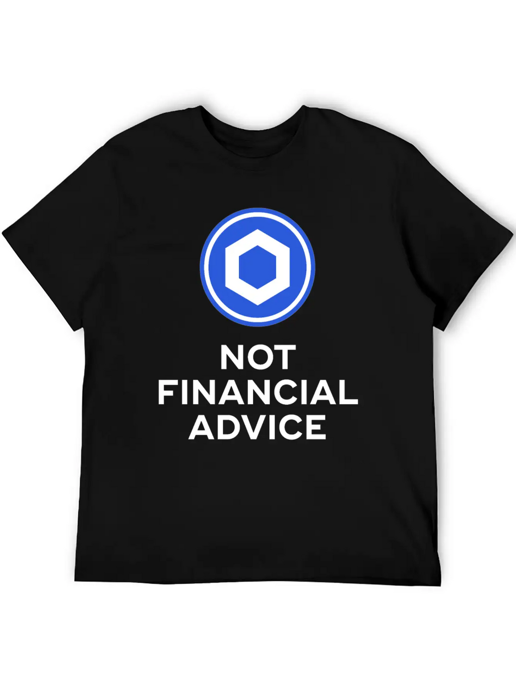 Chainlink. Not Financial Advice. Essential Cotton Tee For Daily Outfits – Unisex Style