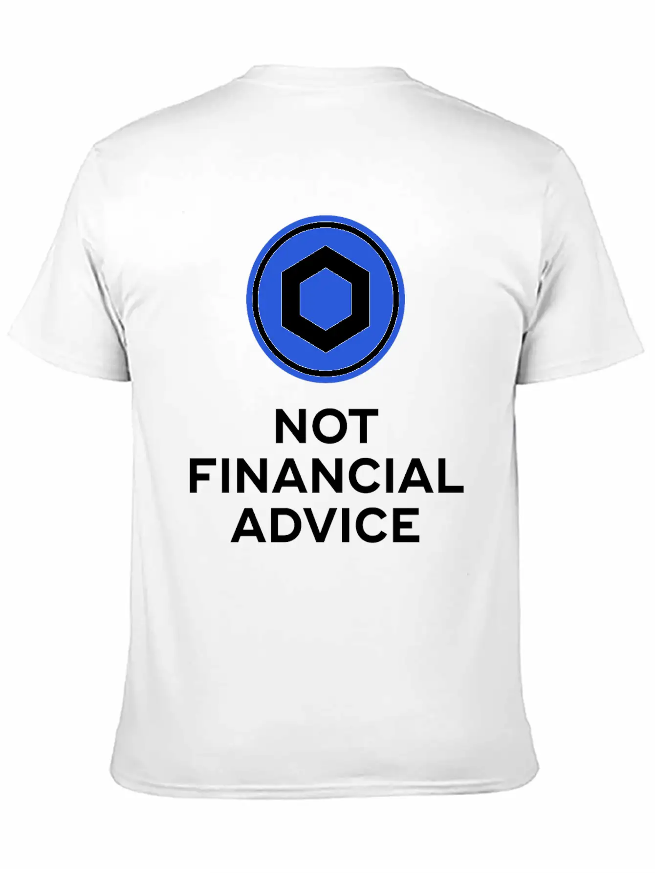 Chainlink. Not Financial Advice. Essential Cotton Tee For Daily Outfits – Unisex Style