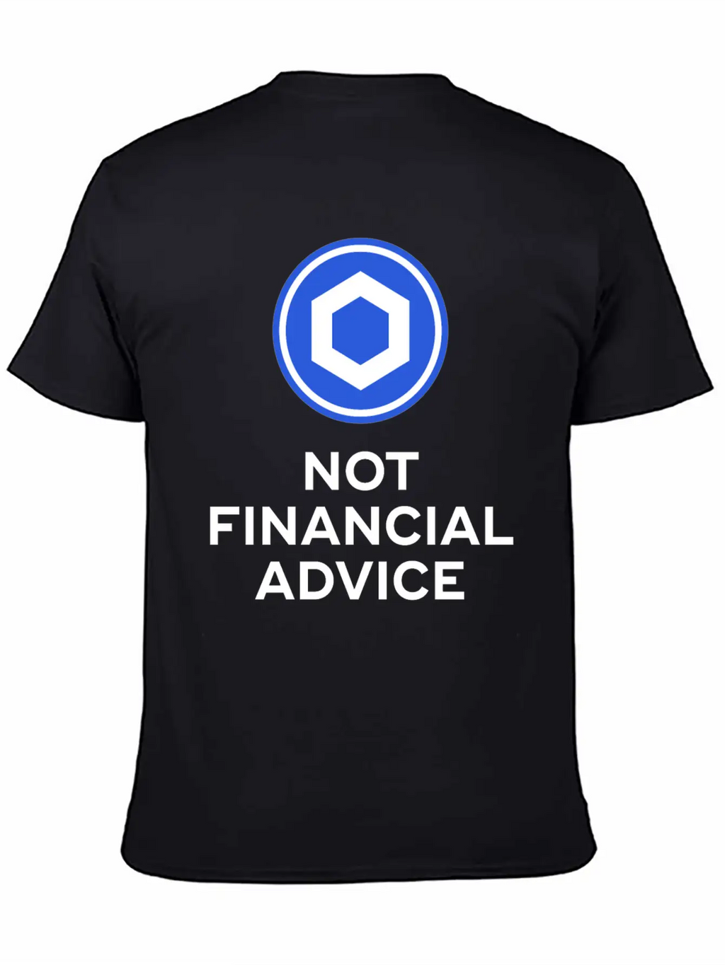 Chainlink. Not Financial Advice. Essential Cotton Tee For Daily Outfits – Unisex Style