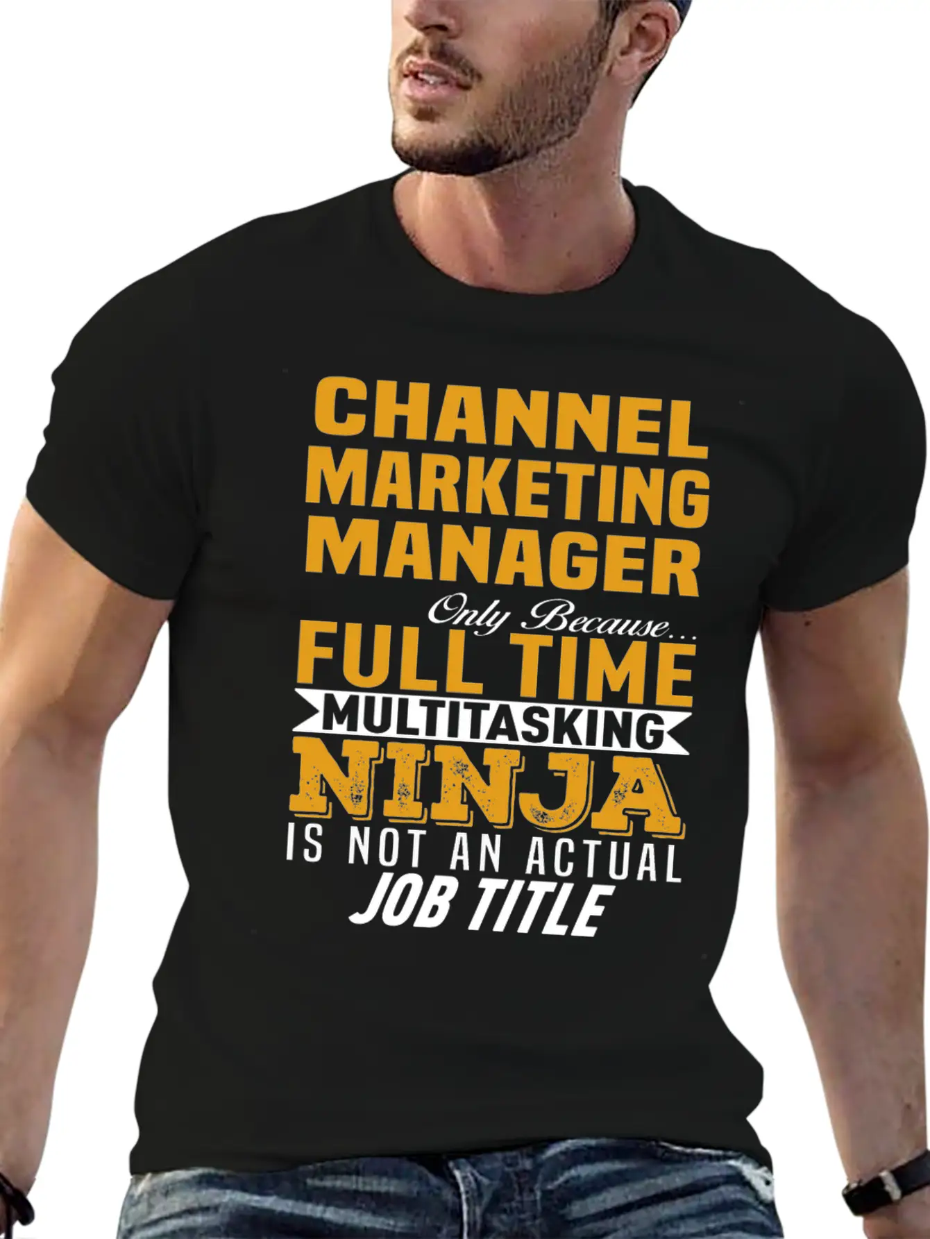 Channel Marketing Manager Casual Graphic T-Shirt – Simple And Comfortable Daily Wear
