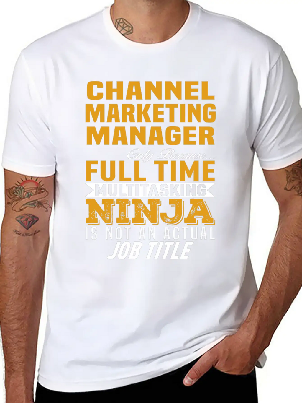 Channel Marketing Manager Casual Graphic T-Shirt – Simple And Comfortable Daily Wear