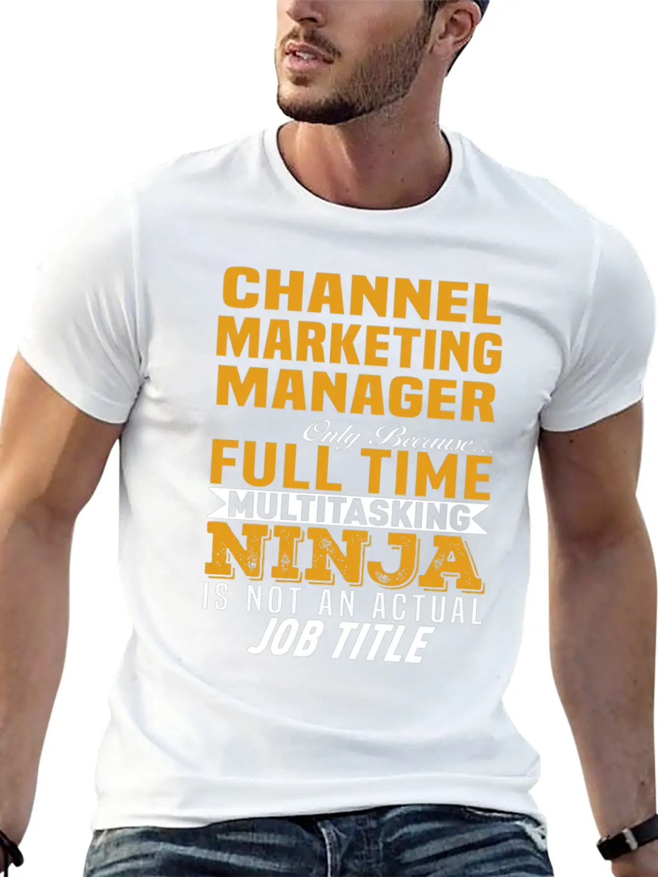 Channel Marketing Manager Casual Graphic T-Shirt – Simple And Comfortable Daily Wear