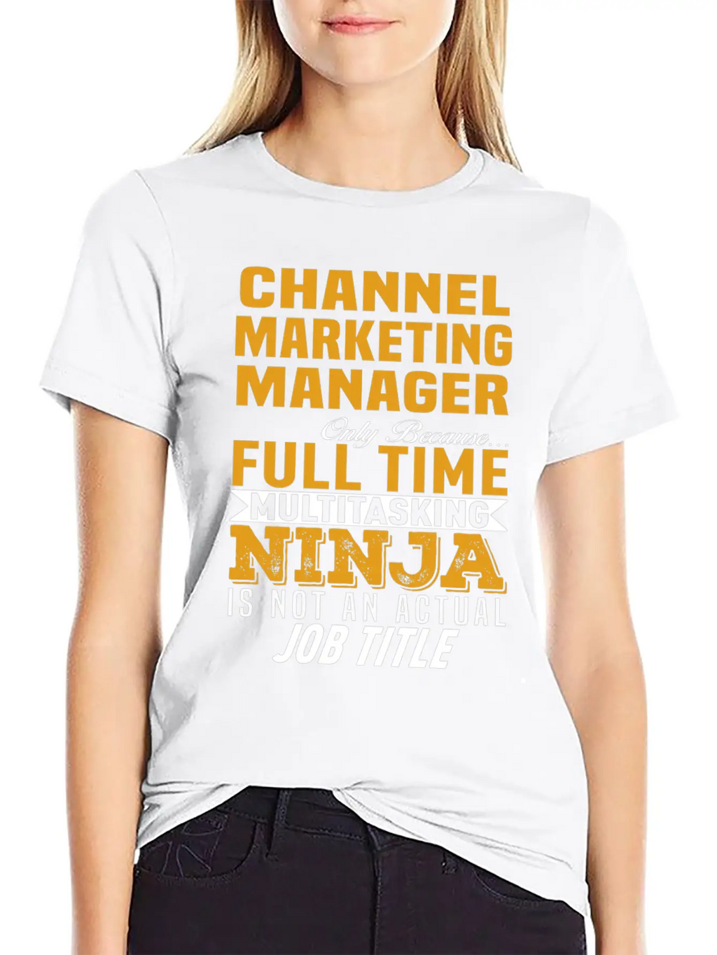 Channel Marketing Manager Casual Graphic T-Shirt – Simple And Comfortable Daily Wear