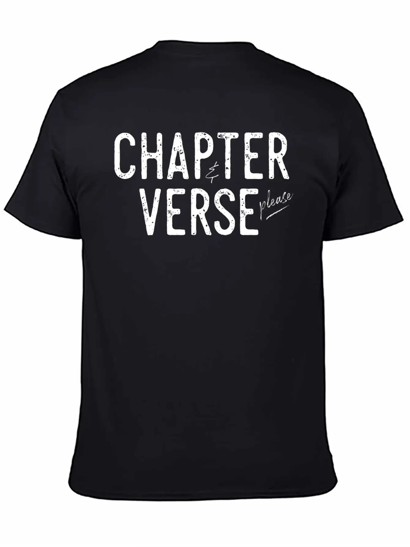 Chapter And Verse Please Essential Cotton Tee For Daily Outfits – Unisex Style