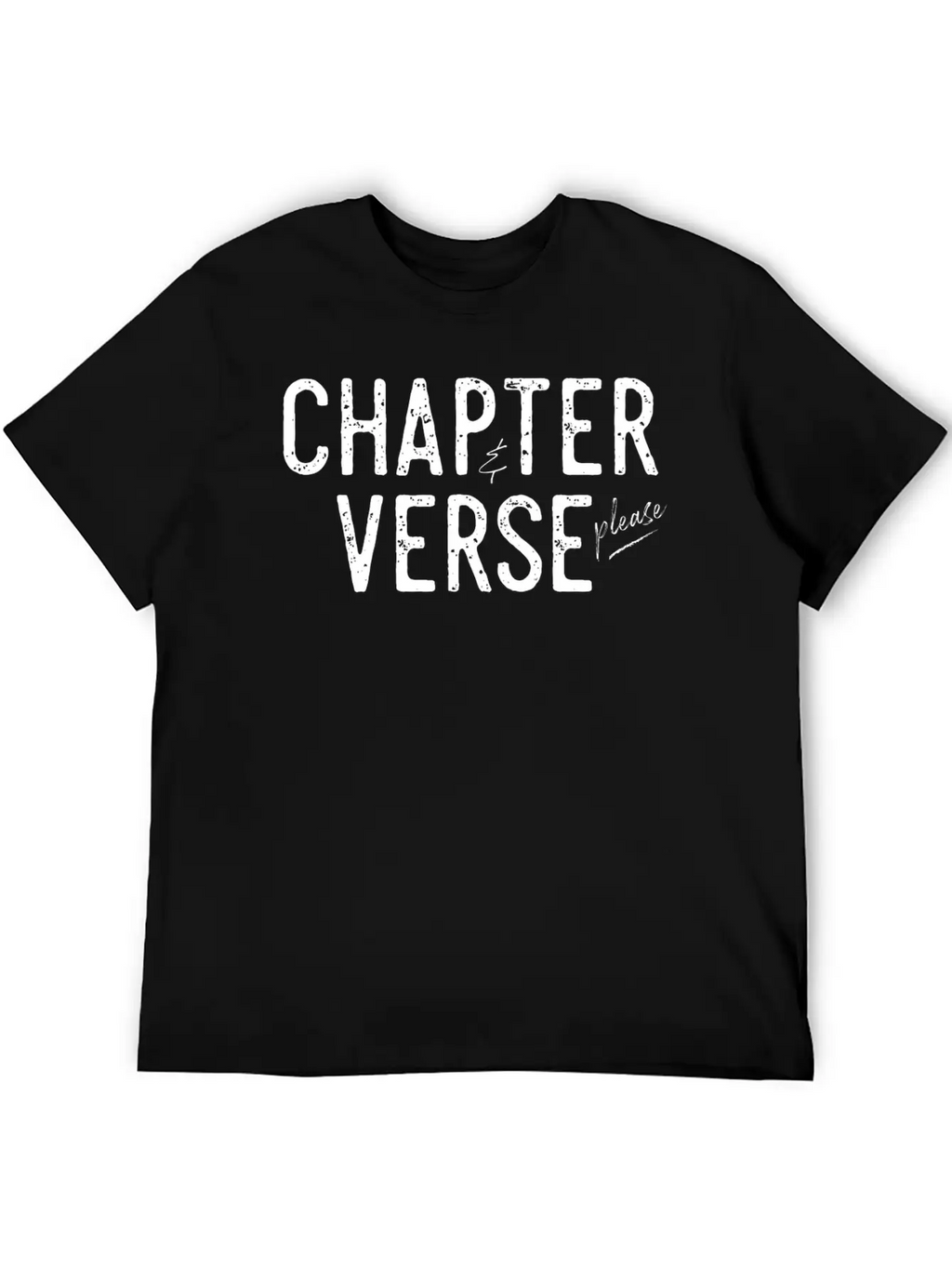 Chapter And Verse Please Essential Cotton Tee For Daily Outfits – Unisex Style