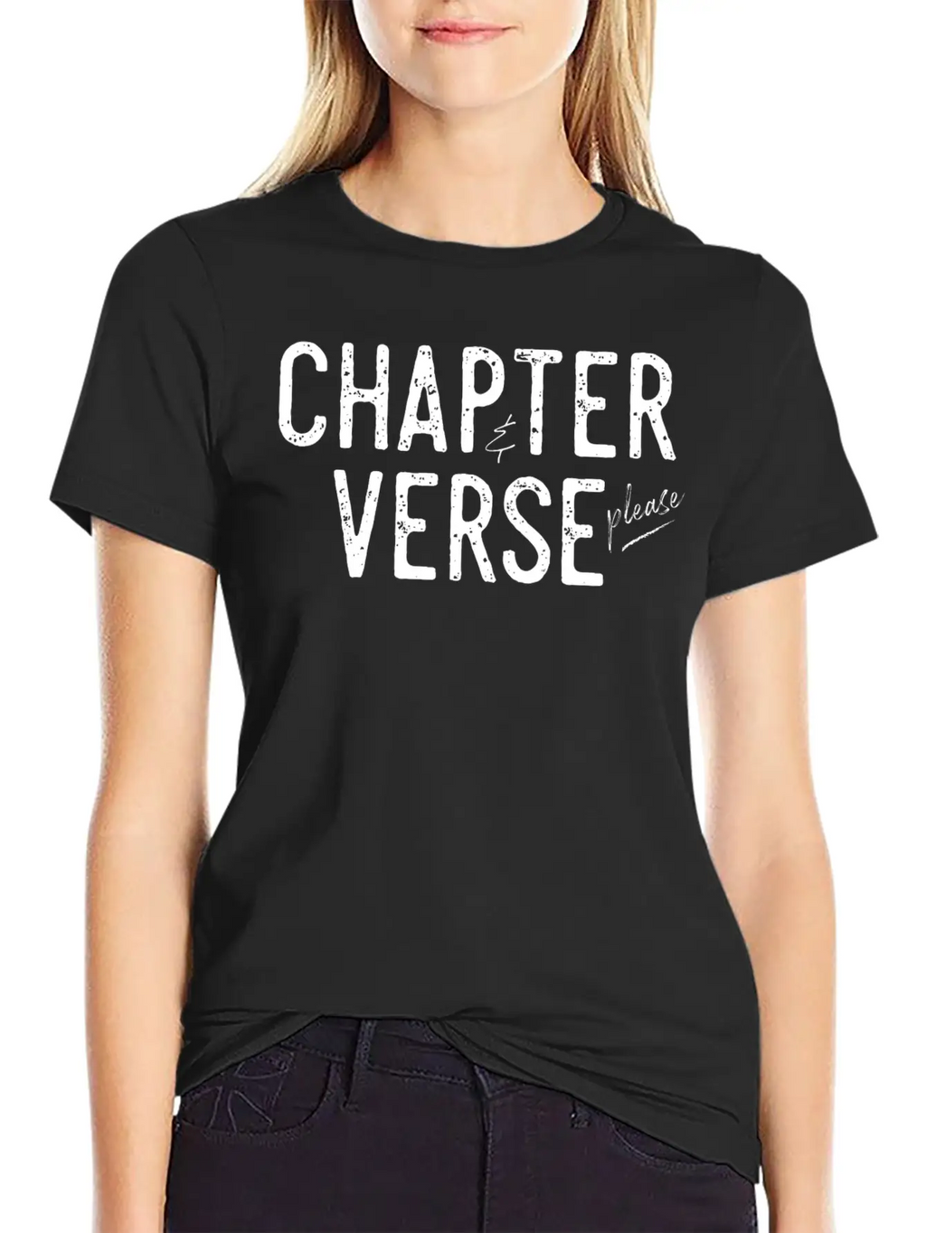 Chapter And Verse Please Essential Cotton Tee For Daily Outfits – Unisex Style