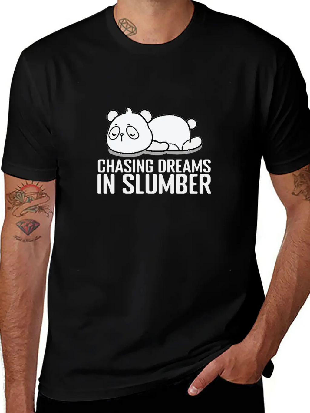 Chasing Dreams In Slumber Pajama Nightgown Classic Fit Graphic Tee For Daily Comfort – Unisex Cotton Shirt
