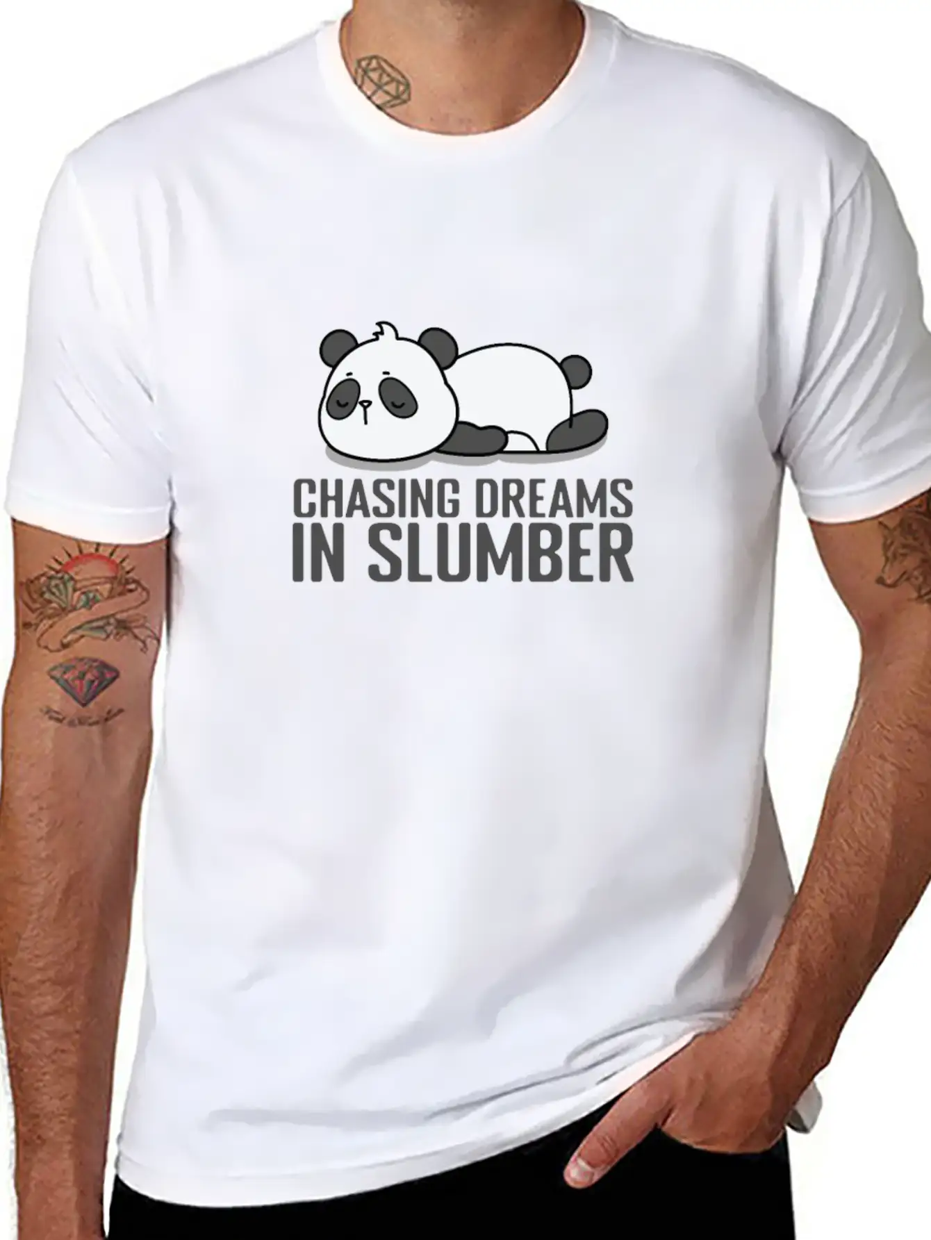 Chasing Dreams In Slumber Pajama Nightgown Classic Fit Graphic Tee For Daily Comfort – Unisex Cotton Shirt