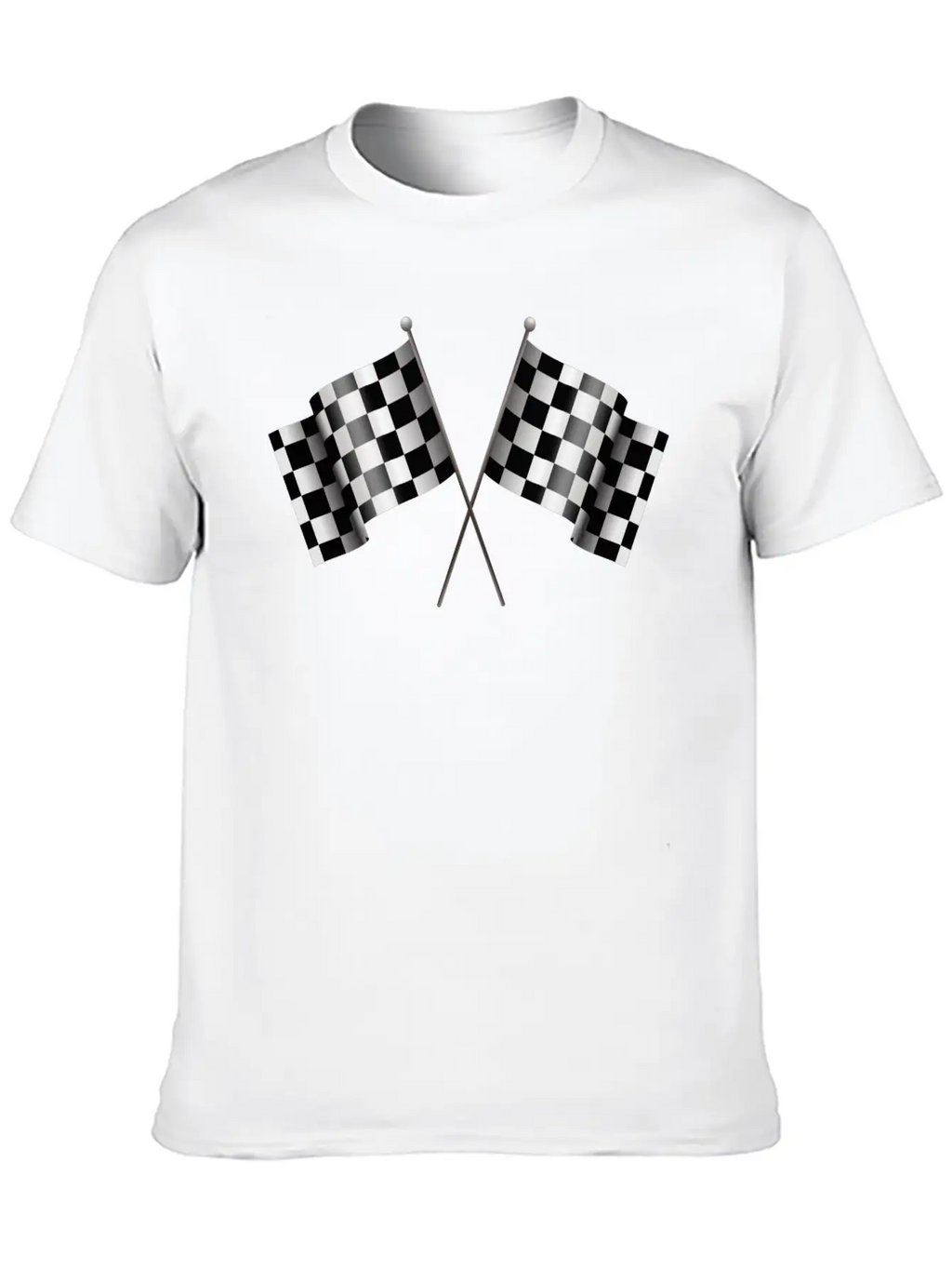 Checkered Flag 02 Unisex Casual T-Shirt – Clean Design For Daily Comfort