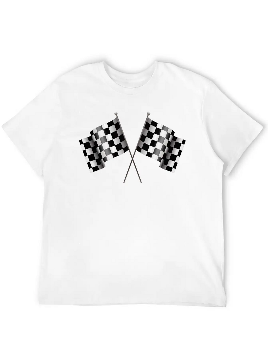 Checkered Flag 02 Unisex Casual T-Shirt – Clean Design For Daily Comfort