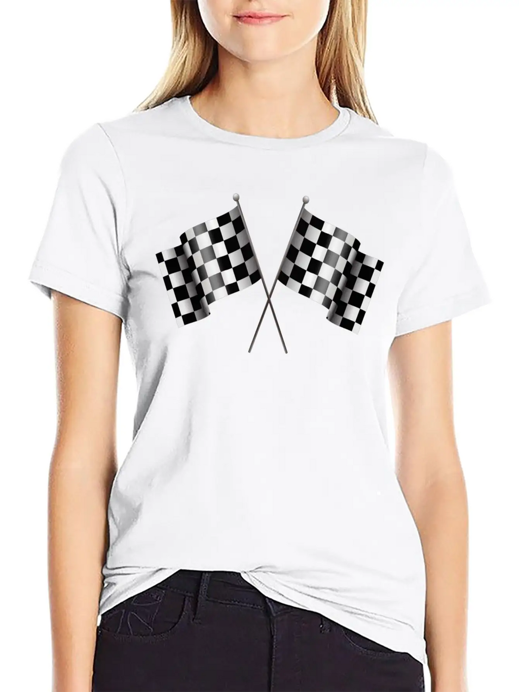 Checkered Flag 02 Unisex Casual T-Shirt – Clean Design For Daily Comfort