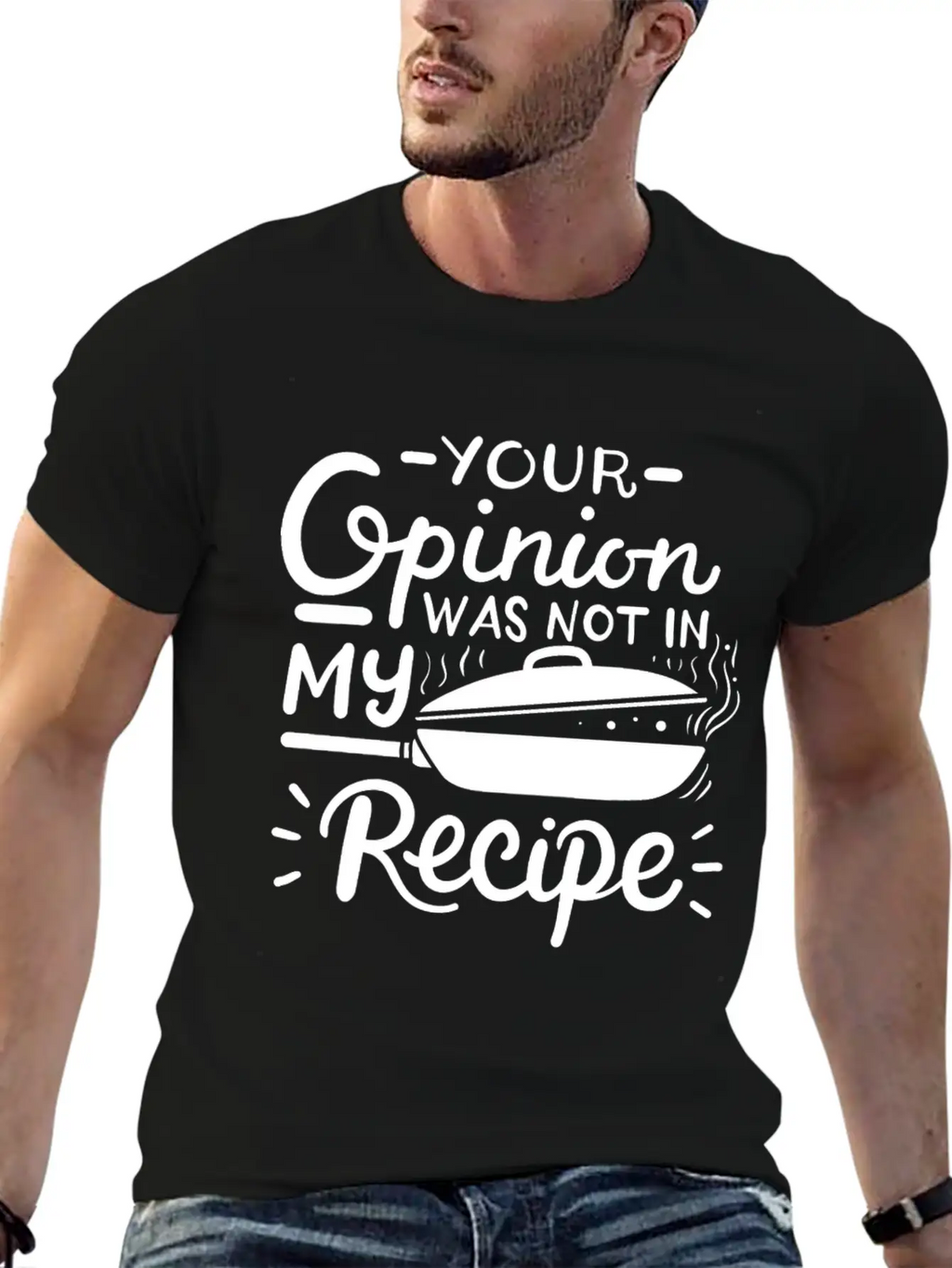 Chef Cook Recipe Cooking Casual Graphic T-Shirt – Simple And Comfortable Daily Wear