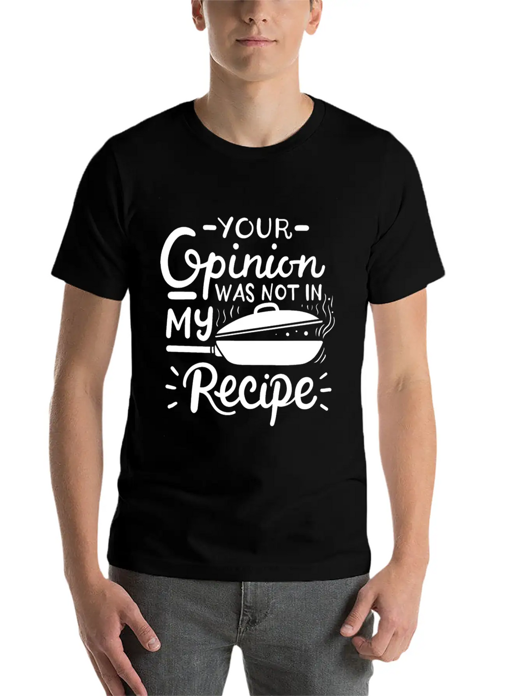 Chef Cook Recipe Cooking Casual Graphic T-Shirt – Simple And Comfortable Daily Wear
