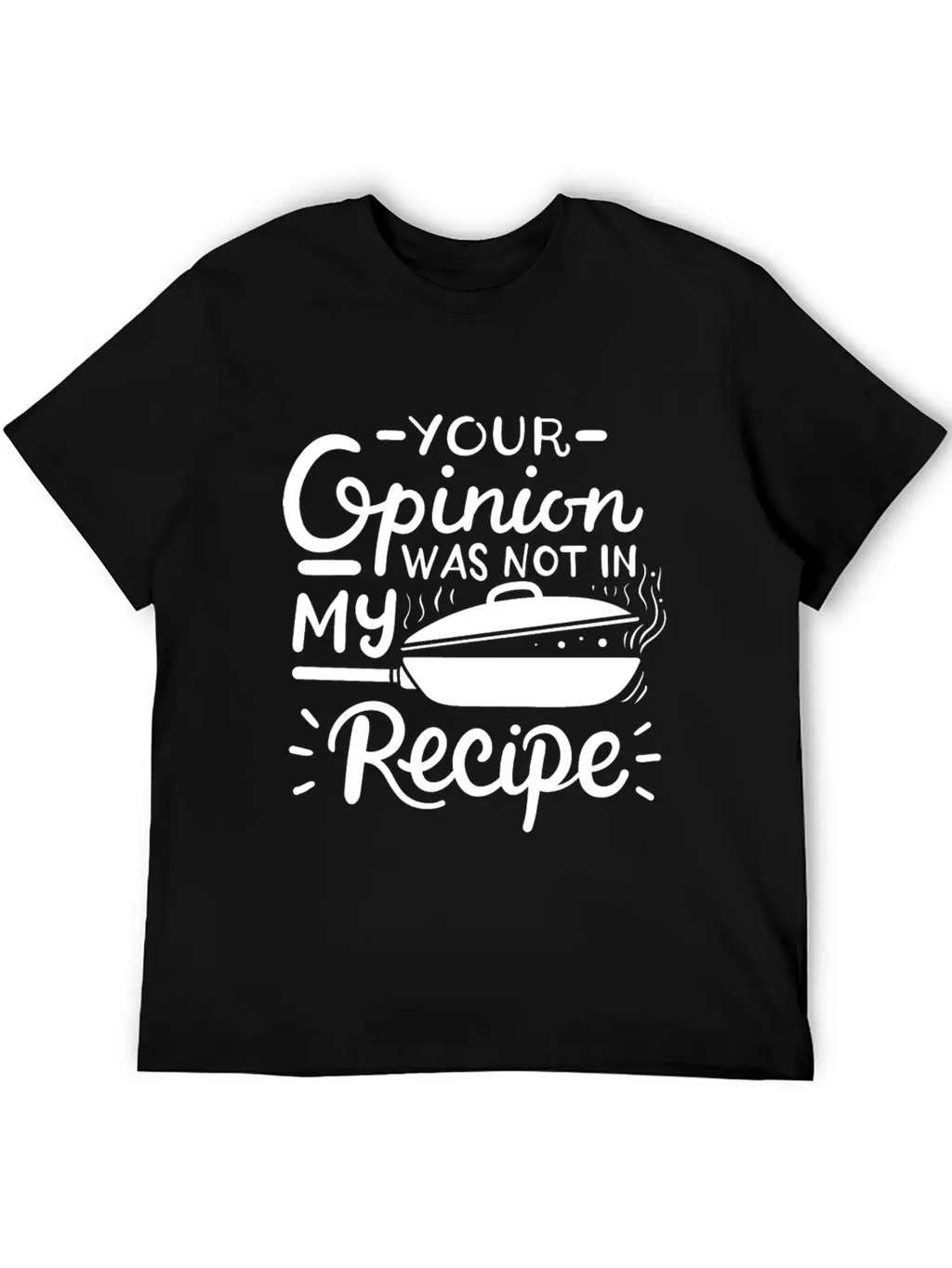 Chef Cook Recipe Cooking Casual Graphic T-Shirt – Simple And Comfortable Daily Wear
