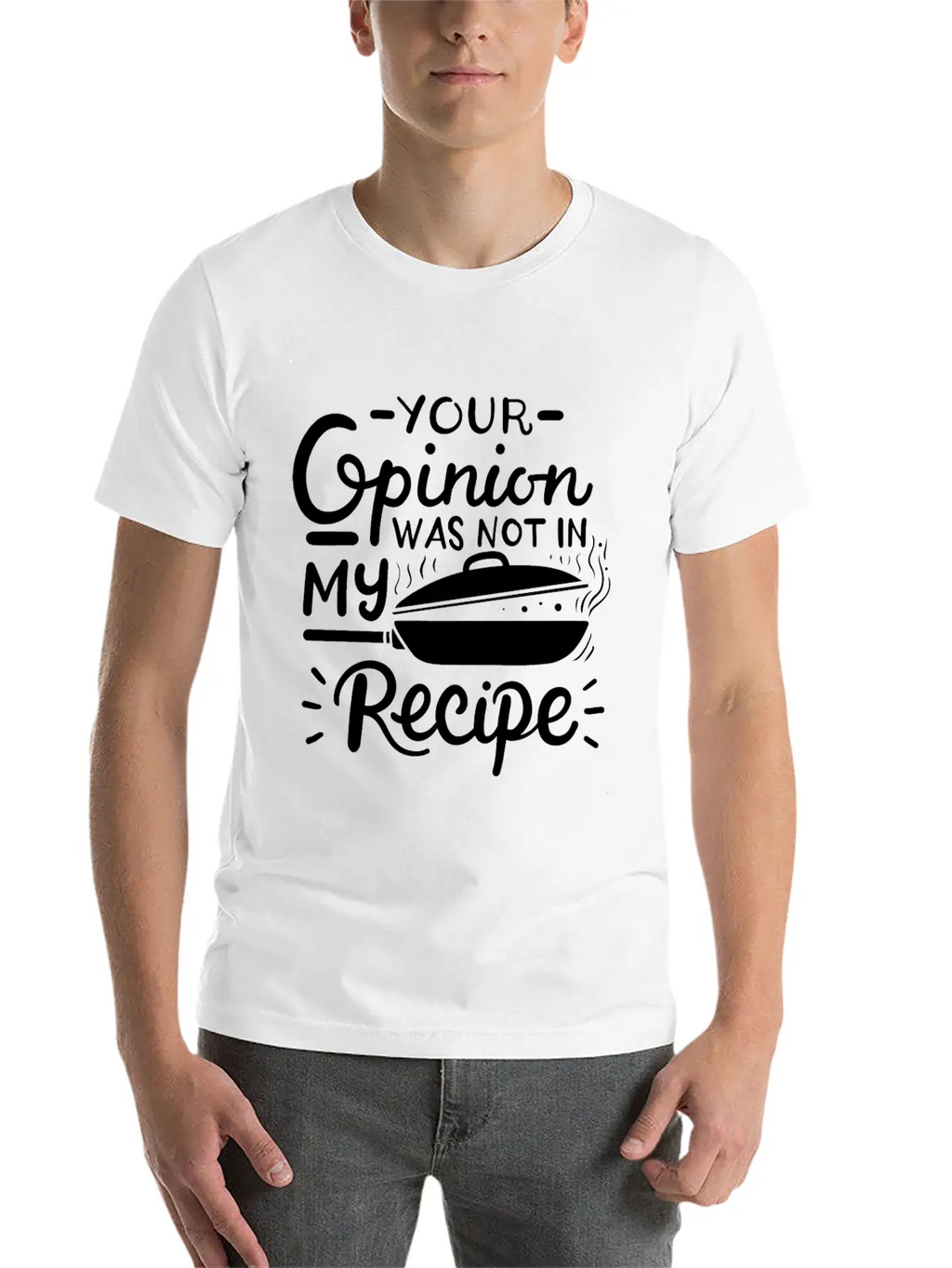 Chef Cook Recipe Cooking Casual Graphic T-Shirt – Simple And Comfortable Daily Wear