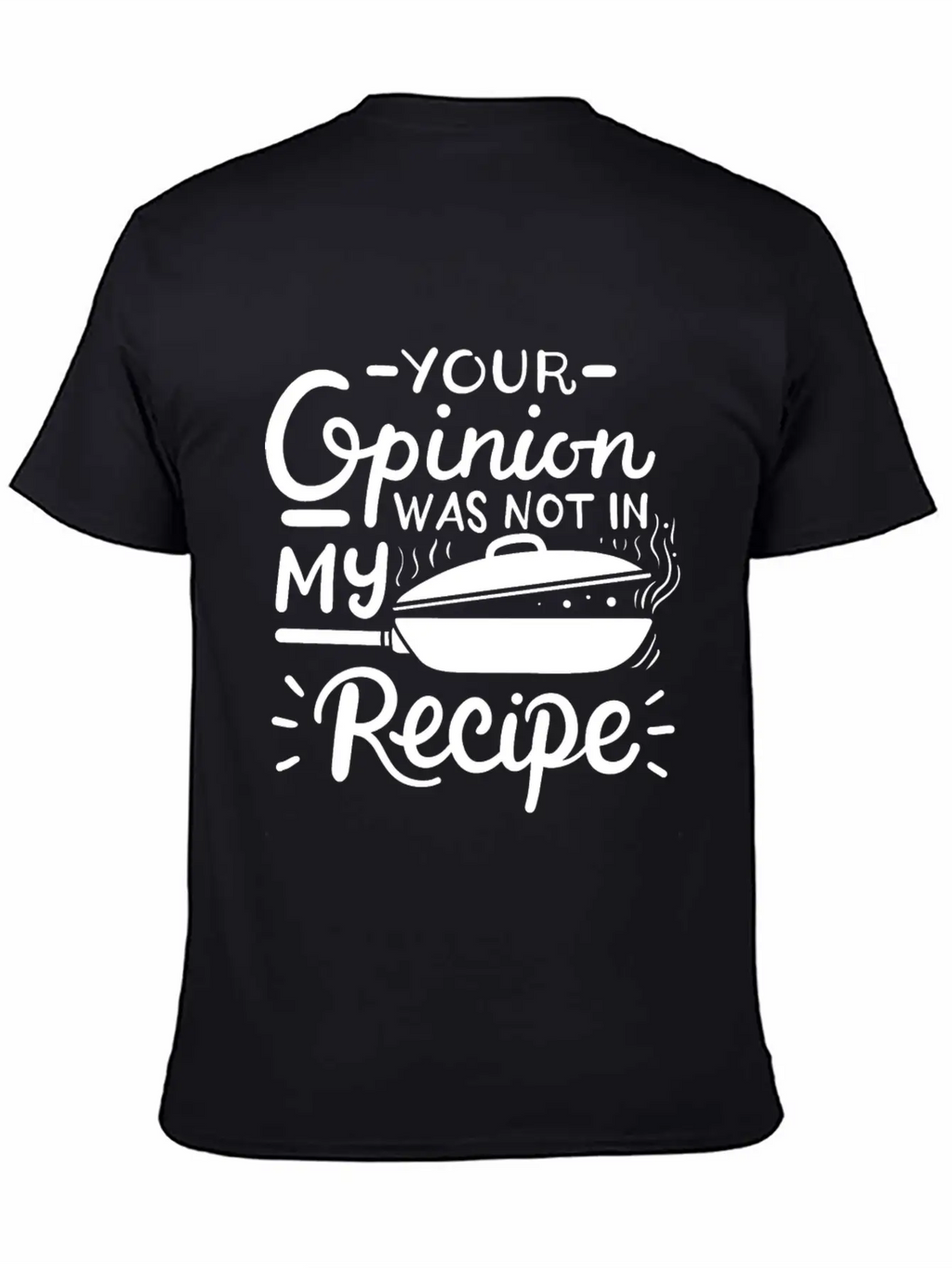 Chef Cook Recipe Cooking Casual Graphic T-Shirt – Simple And Comfortable Daily Wear