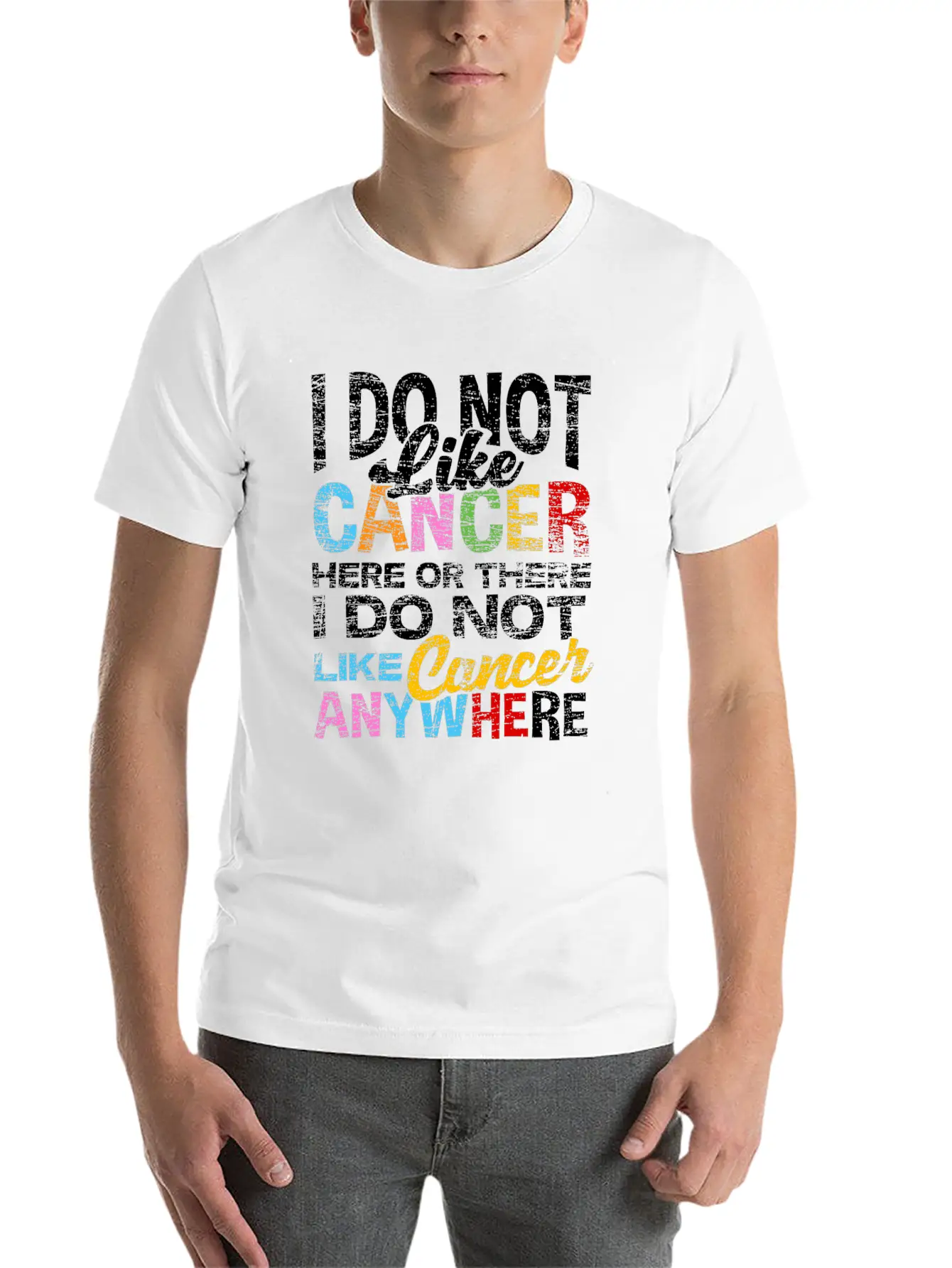 Chemo Cancer Cure Therapy Sayings Unisex Casual T-Shirt – Clean Design For Daily Comfort
