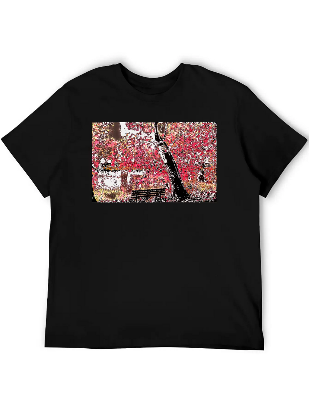 Cherry Blossom Trees, Japan Unisex Short Sleeve Soft Cotton T-Shirt – Casual Everyday Wear