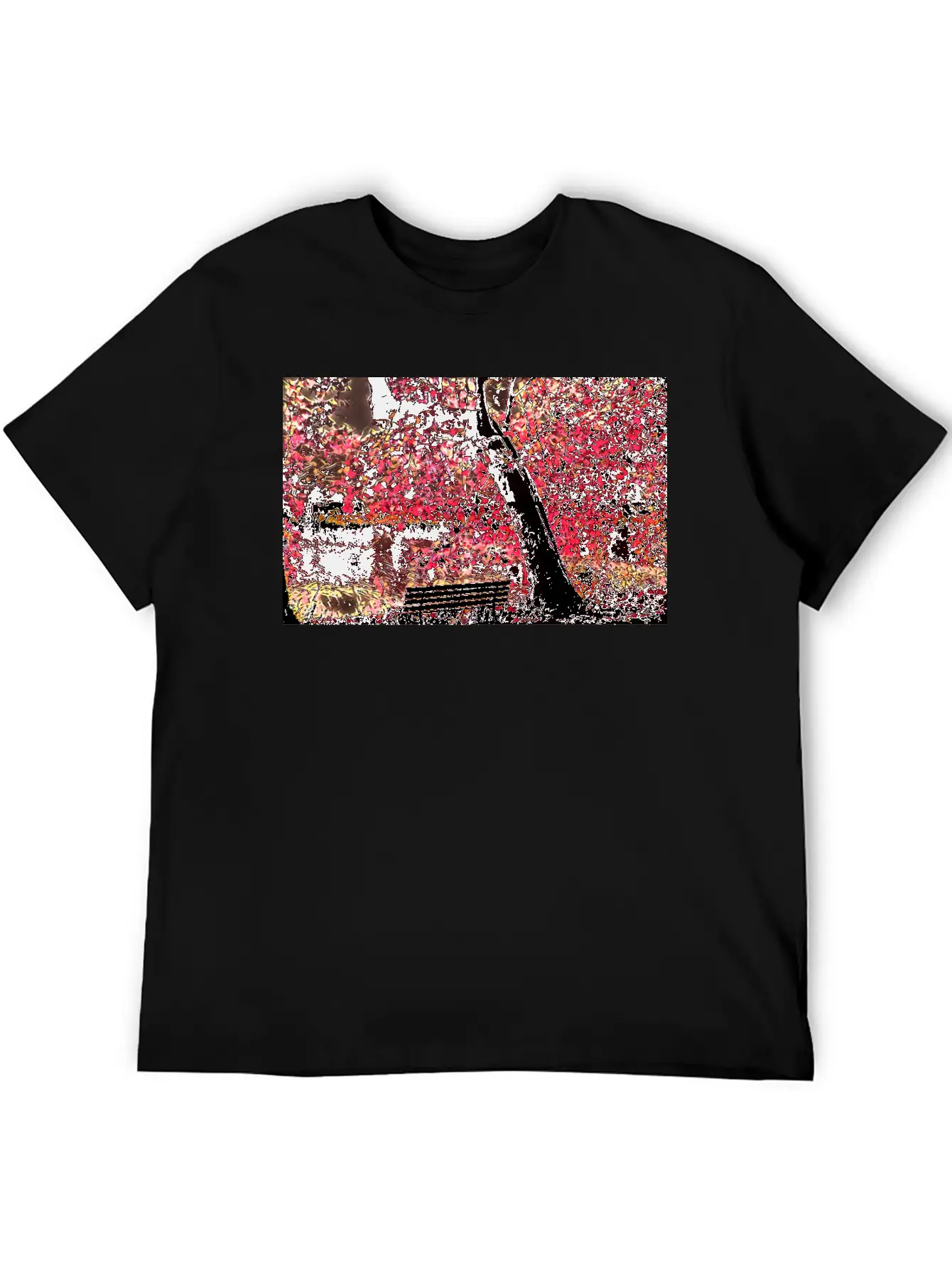 Cherry Blossom Trees, Japan Unisex Short Sleeve Soft Cotton T-Shirt – Casual Everyday Wear