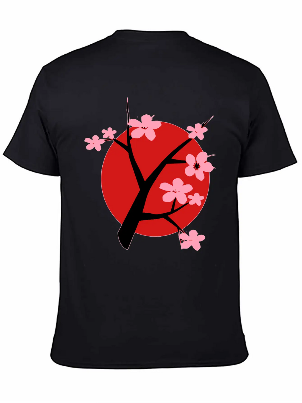 Cherry Blossom Unisex Short Sleeve Soft Cotton T-Shirt – Casual Everyday Wear