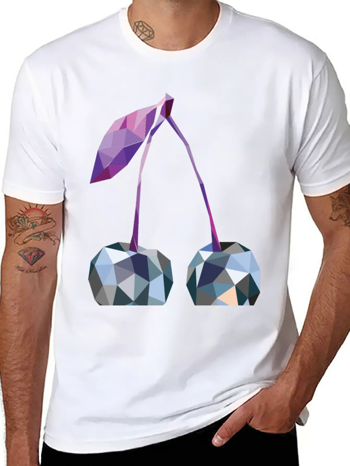 Cherry Unisex Casual T-Shirt – Clean Design For Daily Comfort