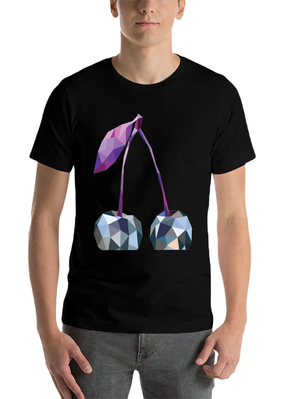 Cherry Unisex Casual T-Shirt – Clean Design For Daily Comfort