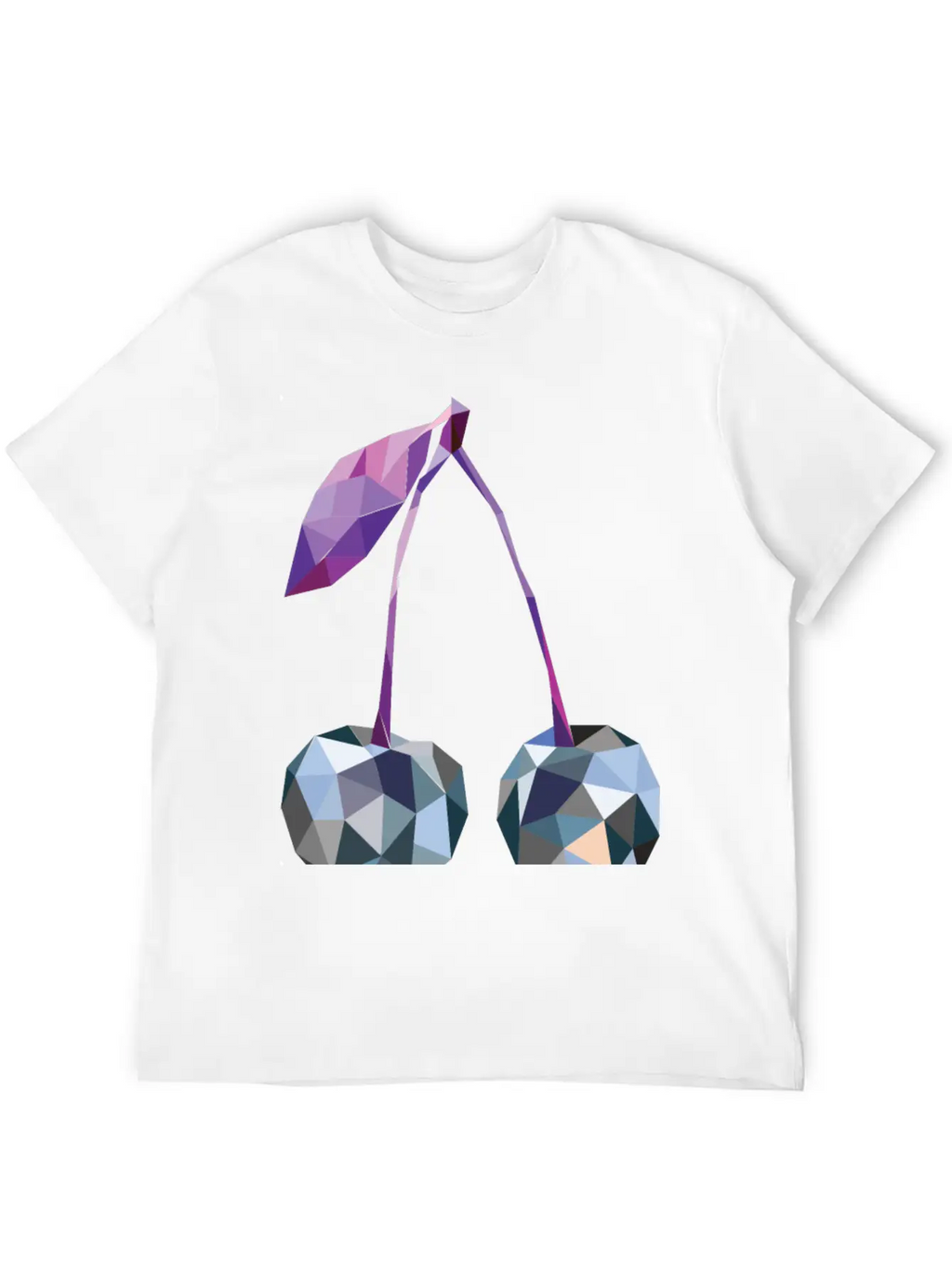 Cherry Unisex Casual T-Shirt – Clean Design For Daily Comfort