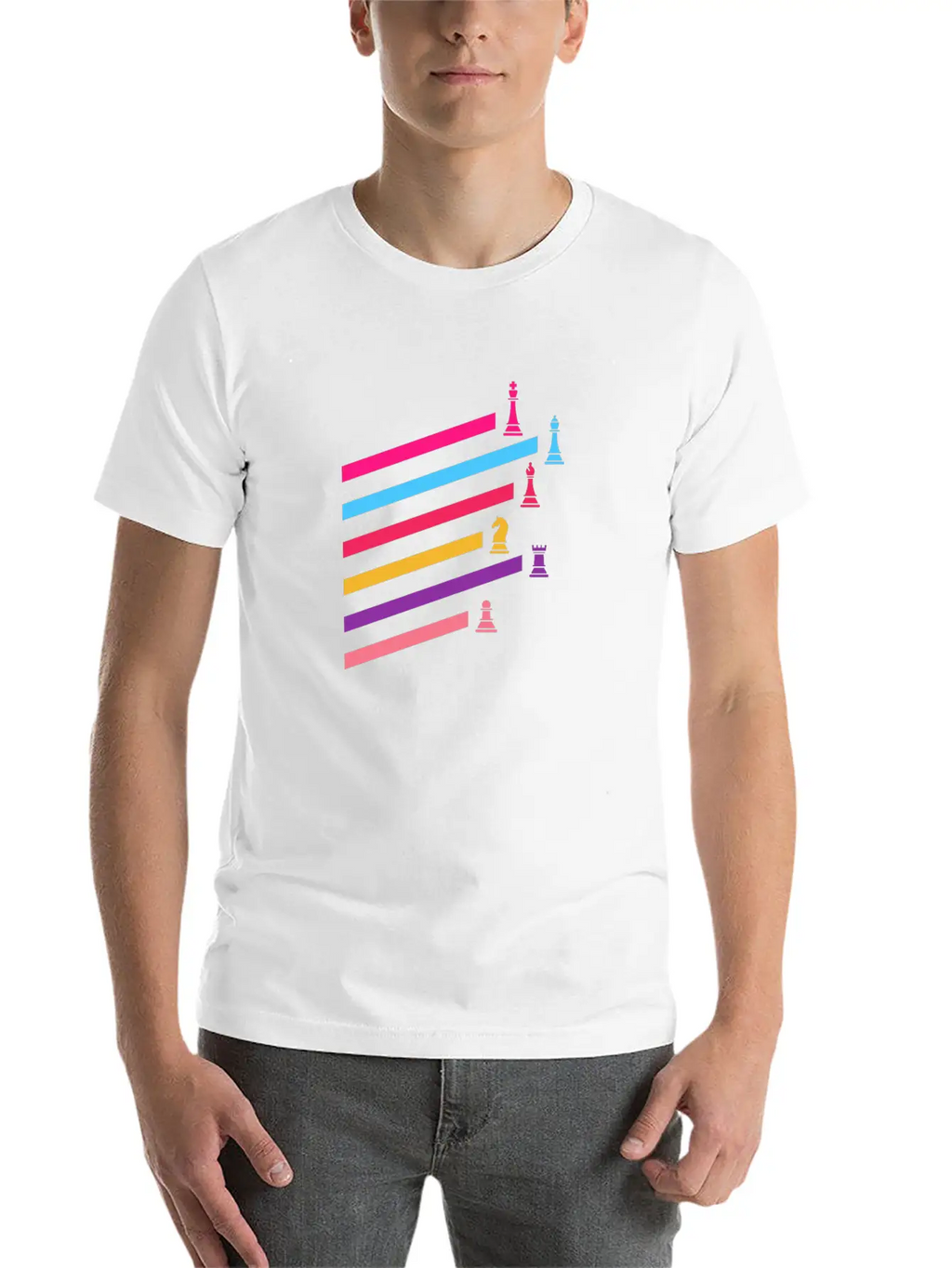 Chess Synthwave 80s Essential Cotton Tee For Daily Outfits – Unisex Style