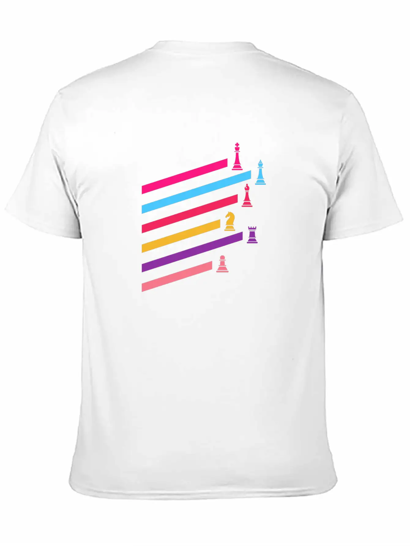 Chess Synthwave 80s Essential Cotton Tee For Daily Outfits – Unisex Style