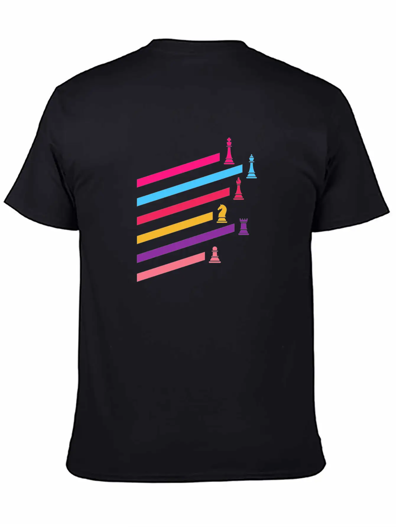 Chess Synthwave 80s Essential Cotton Tee For Daily Outfits – Unisex Style