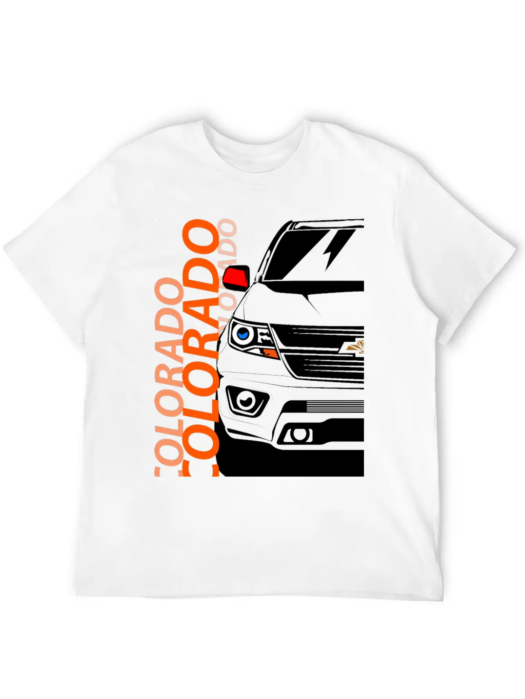 Chevy Colorado 2018 Breathable Soft Cotton T-Shirt – Timeless Casual Look