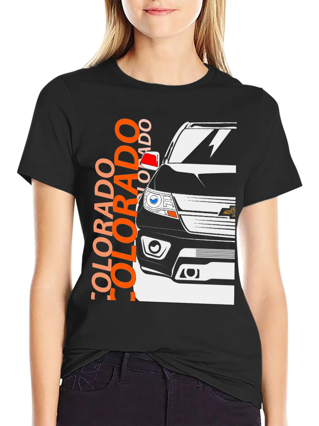 Chevy Colorado 2018 Breathable Soft Cotton T-Shirt – Timeless Casual Look