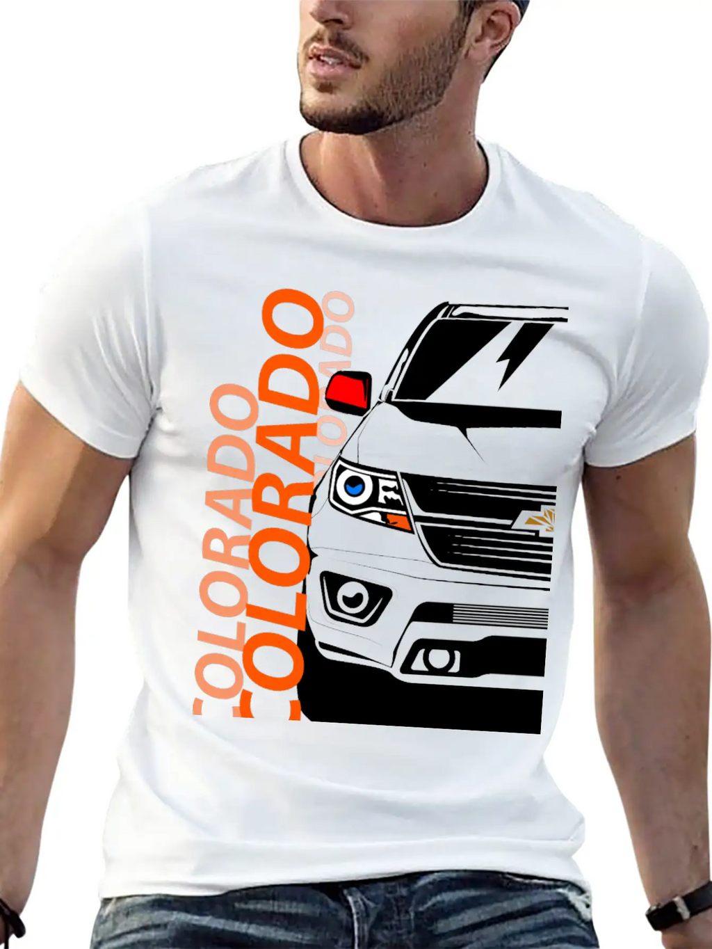 Chevy Colorado 2018 Breathable Soft Cotton T-Shirt – Timeless Casual Look