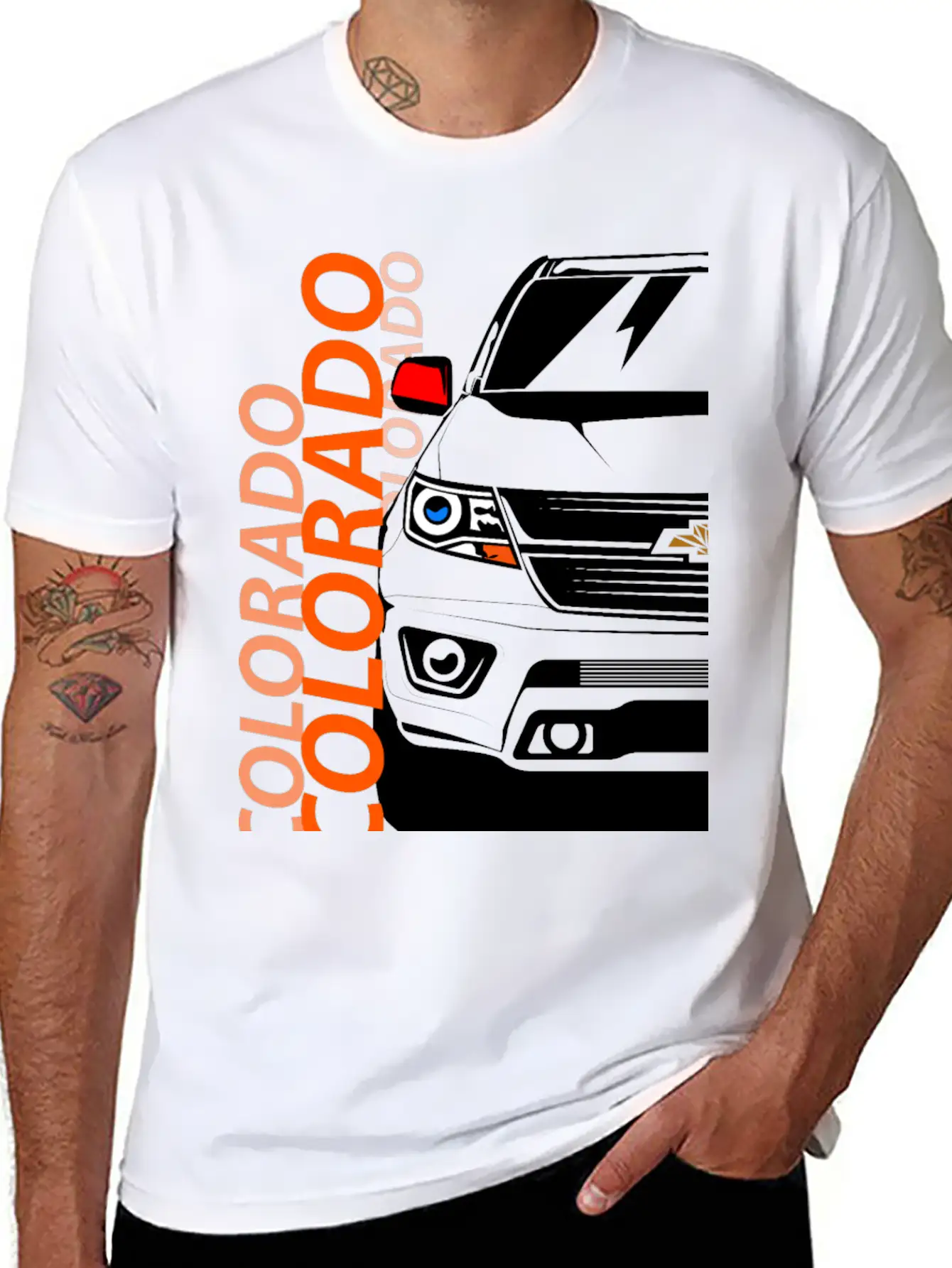 Chevy Colorado 2018 Breathable Soft Cotton T-Shirt – Timeless Casual Look