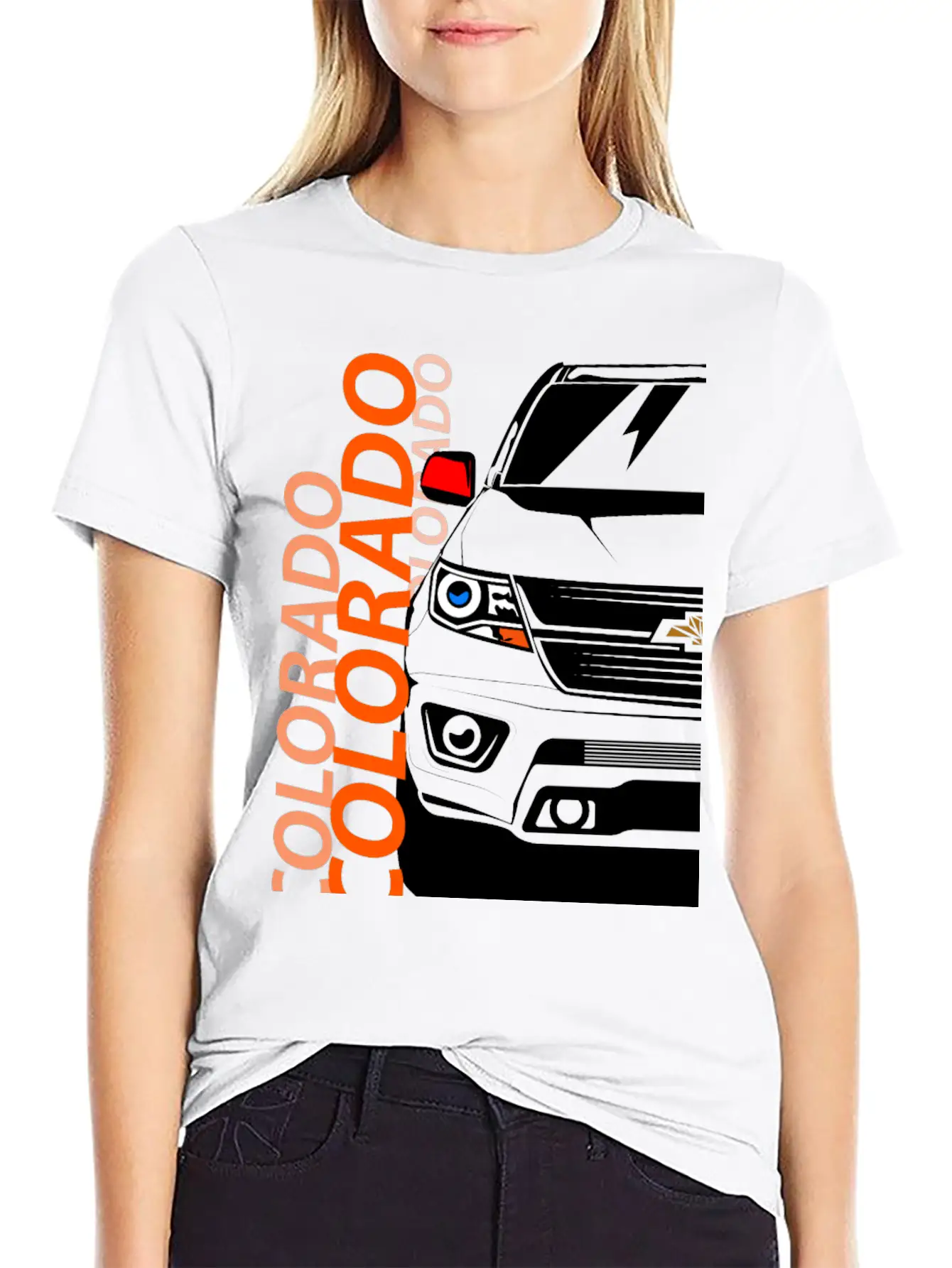 Chevy Colorado 2018 Breathable Soft Cotton T-Shirt – Timeless Casual Look