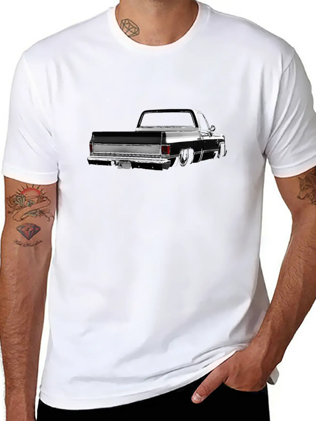 Chevy Silverado Squarebody - Low Key Classic Fit Graphic Tee For Daily Comfort – Unisex Cotton Shirt