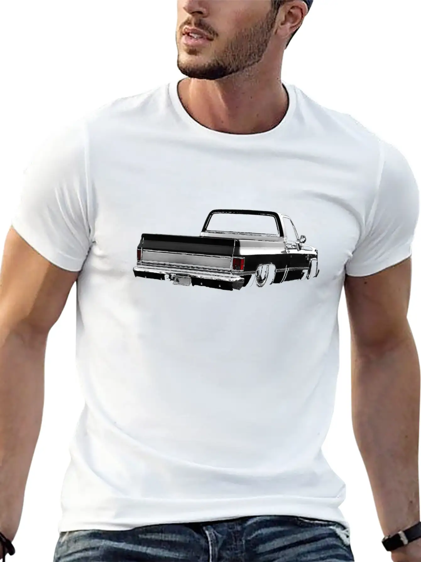 Chevy Silverado Squarebody - Low Key Classic Fit Graphic Tee For Daily Comfort – Unisex Cotton Shirt
