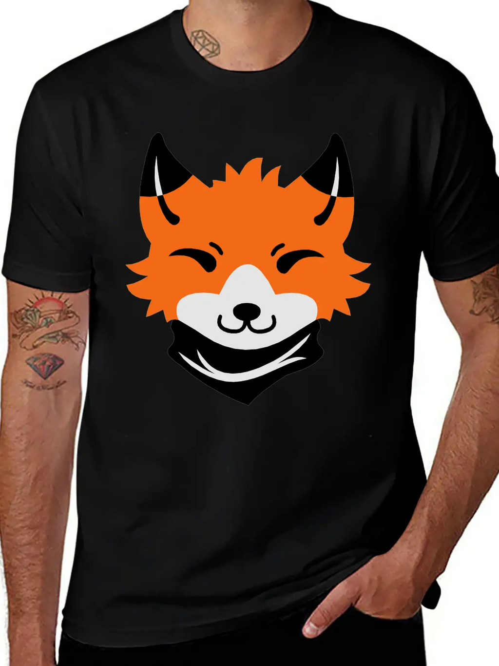Chibi FOX Stylish Everyday T-Shirt – Unisex Basic Cotton Tee